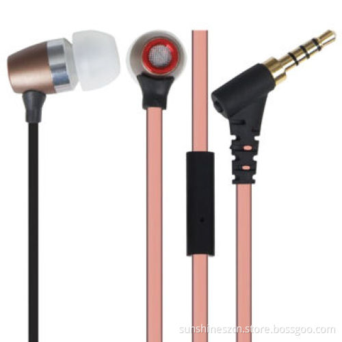 Stereo Metal Earphones for iPhone 4/4S, iPod, Samsung Galaxy S2/S3, MP3/4 Players with Deep Bass
